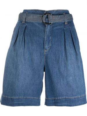 Kratke jeans hlače Liu Jo modra
