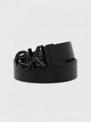 Oboustranný pásek Calvin Klein černý