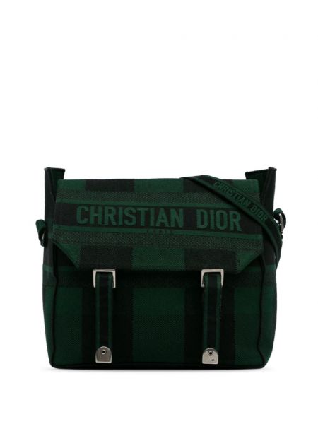 Чанта през рамо Christian Dior Pre-owned зелено