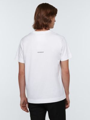 Памучна тениска от джърси Givenchy бяло