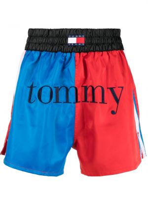 Sportshorts med broderi Tommy Hilfiger röd