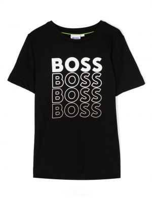 T-shirt con stampa Boss Kidswear
