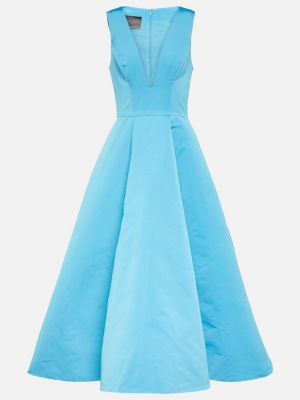 Μίντι φόρεμα Monique Lhuillier μπλε