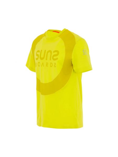 Koszulka bawełniana relaxed fit Suns żółta