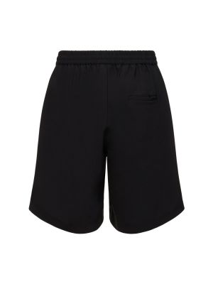 Shorts en laine Bonsai noir