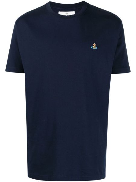 T-shirt di cotone Vivienne Westwood blu