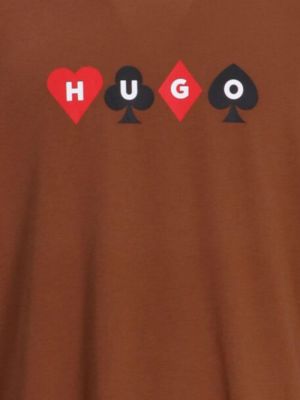Puuvillased t-särk Hugo pruun
