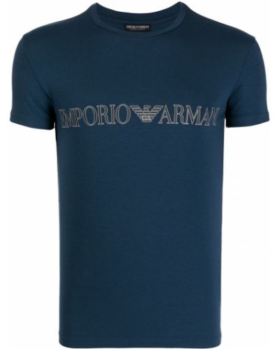 Bomull korte truser Emporio Armani blå