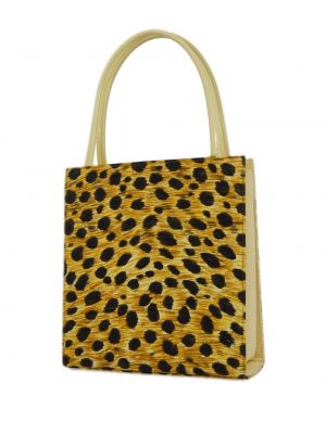 Shopper handtasche mit print mit leopardenmuster Christian Dior