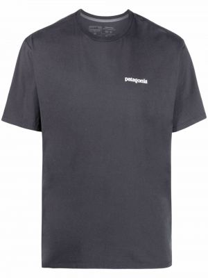 T-shirt con stampa Patagonia grigio