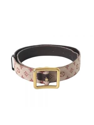 Pasek Louis Vuitton Vintage - Różowy