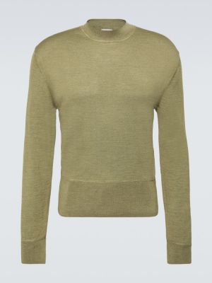 Volneni pulover Lemaire zelena