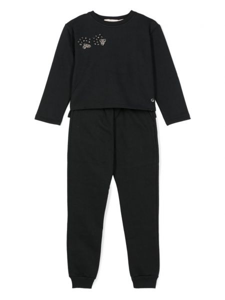 Tiger-stribet trøje tracksuit Lethicia Bronstein sort