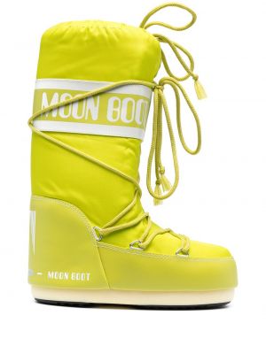 Botas de nieve con cordones Moon Boot amarillo
