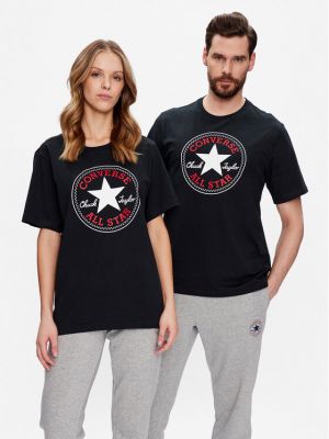 Majica s uzorkom zvijezda Converse crna