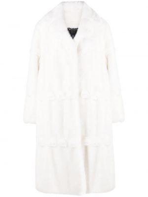 Manteau de fourrure Ermanno Scervino blanc