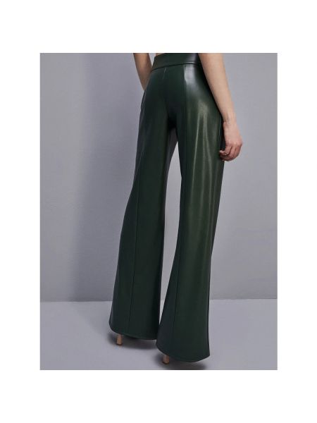 Pantalones de cuero Patrizia Pepe verde