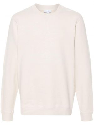 Sweatshirt aus baumwoll mit rundem ausschnitt Sunspel beige