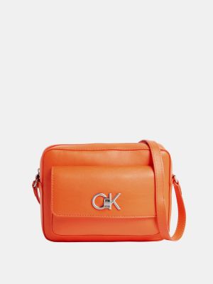 Bolsa con cremallera Calvin Klein naranja