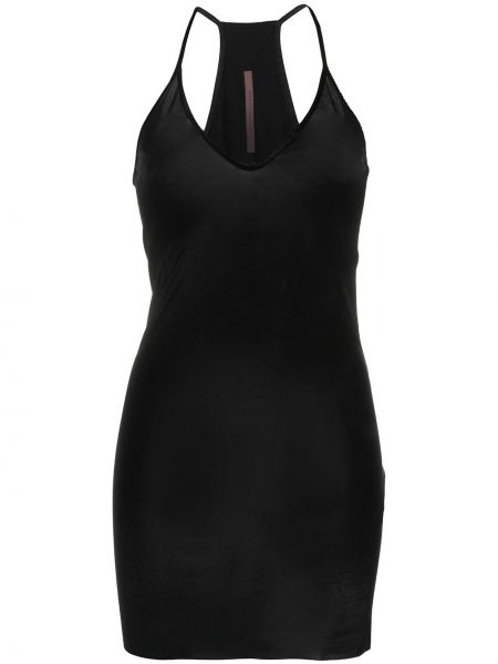 Платье с V-образным вырезом Rick Owens Lilies, черное