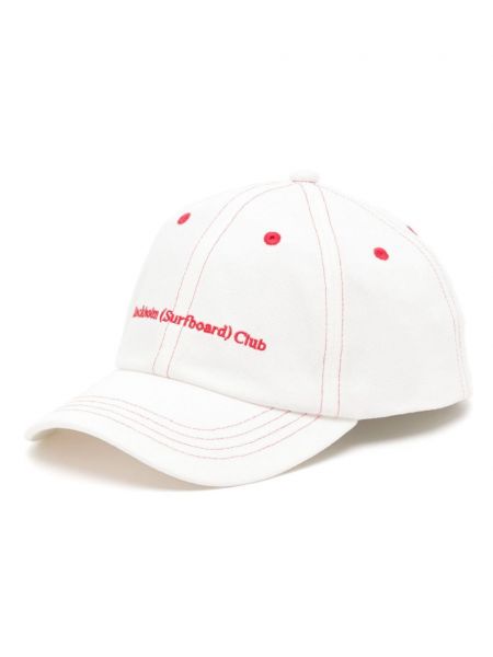 Haftowana czapka z daszkiem Stockholm Surfboard Club biała