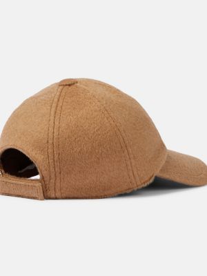 Gorra de pelo Max Mara marrón