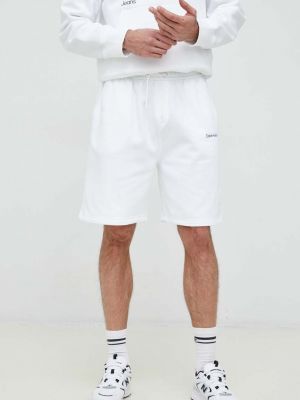 Calvin Klein Jeans szorty męskie kolor biały