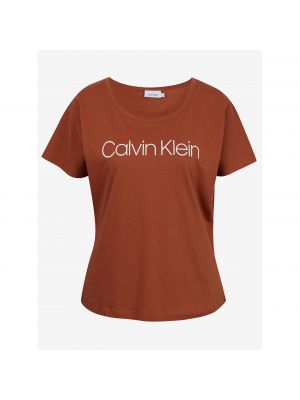 T-krekls Calvin Klein sarkans