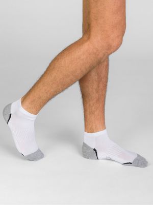 Bílé sportovní ponožky Dim