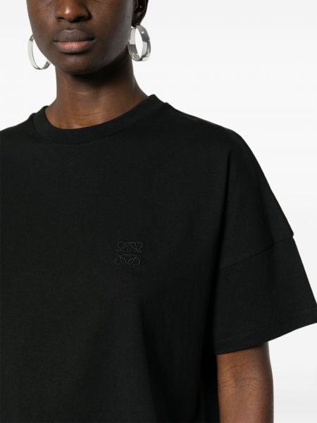 T-shirt di cotone Loewe nero
