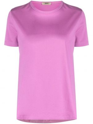 Пеплум тениска Herno розово