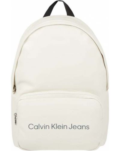 Plecak na laptopa Calvin Klein Jeans, biały