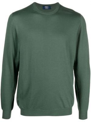 Вълнен пуловер Fedeli зелено