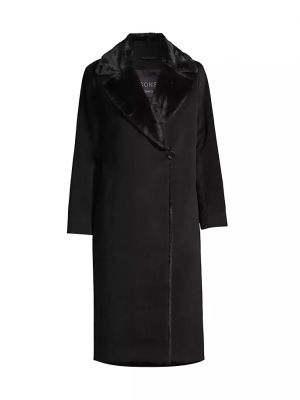 Шерстяное пальто Cinzia Rocca черное