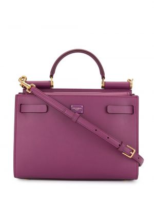 Bolso shopper Dolce & Gabbana violeta