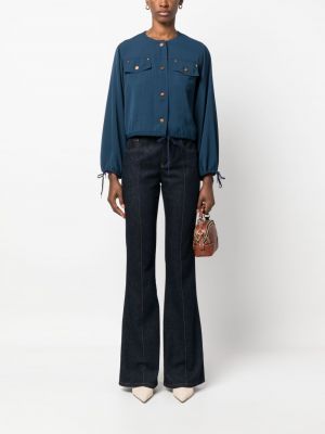 Bluse mit geknöpfter Jean Paul Gaultier Pre-owned blau