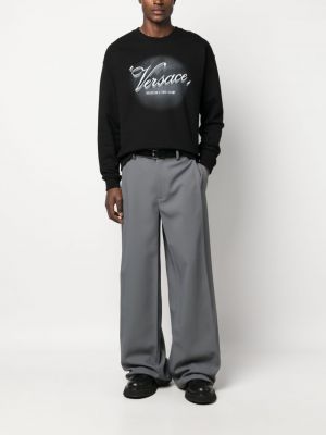 Sweatshirt mit print Versace schwarz