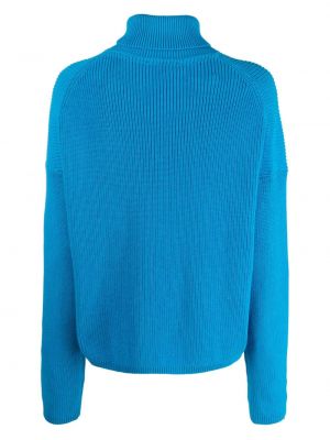 Sweter bawełniany Tommy Hilfiger niebieski