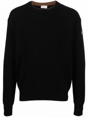 Jersey de tela jersey Moncler negro