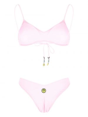 Bikini mit v-ausschnitt Barrow pink