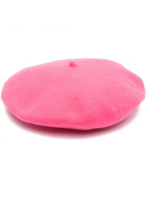Różowy beret wełniany Borsalino