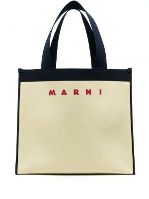 Жакардови шопинг чанта Marni