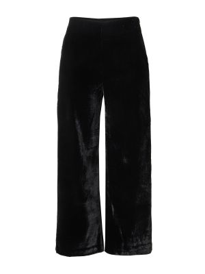 Широки панталони тип „марлен“ Lindex черно