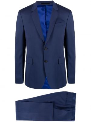 Vlněný oblek Paul Smith modrý