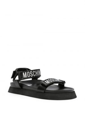 Sandale mit stickerei Moschino