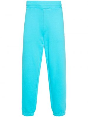 Pantalon de joggings à imprimé Msgm bleu