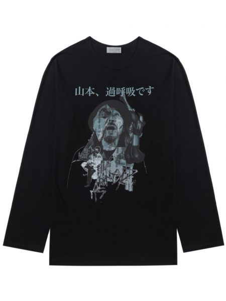 Sweatshirt aus baumwoll mit print Yohji Yamamoto