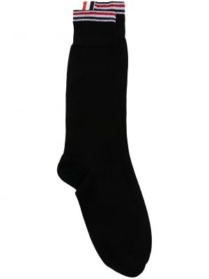 Nogavice s črtami Thom Browne črna