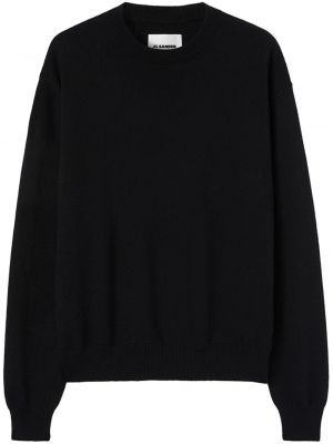 Pullover mit rundem ausschnitt Jil Sander schwarz