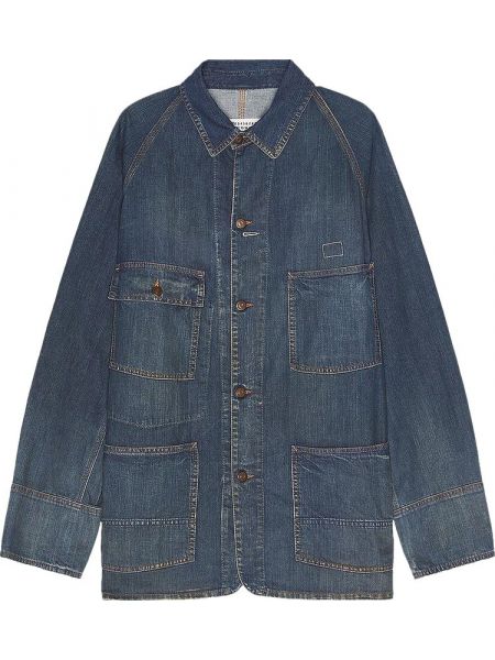Классическая джинсовая куртка Maison Margiela синяя